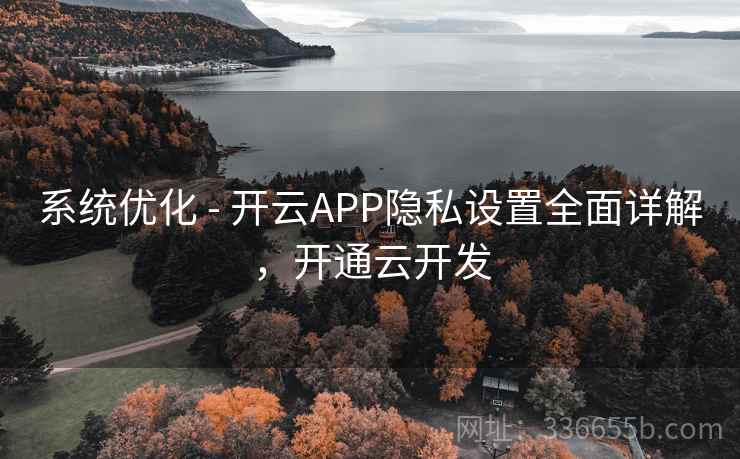 系统优化 - 开云APP隐私设置全面详解,开通云开发 系统优化 - 开云APP隐私设置全面详解,开通云开发