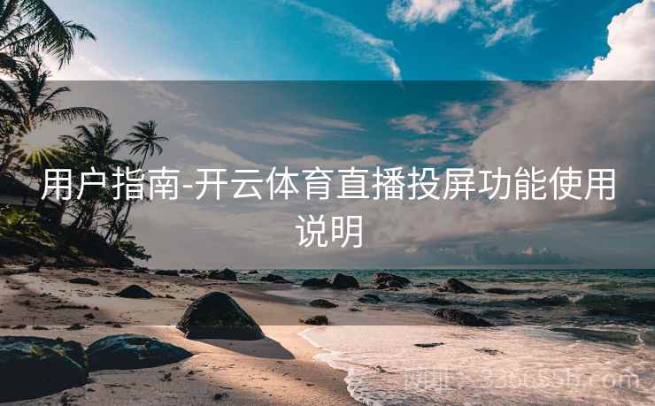 用户指南-开云体育直播投屏功能使用说明